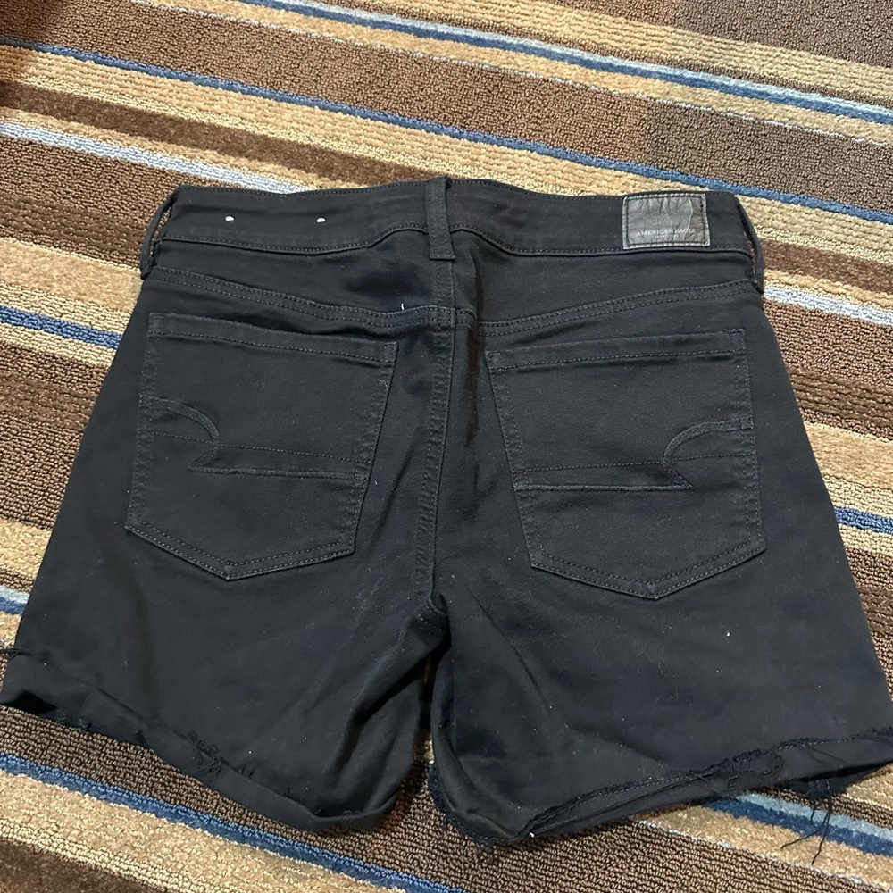 American eagle black jean shorts - Picture 2 of 3